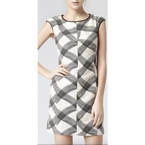 Reiss Black and White Mini Dress